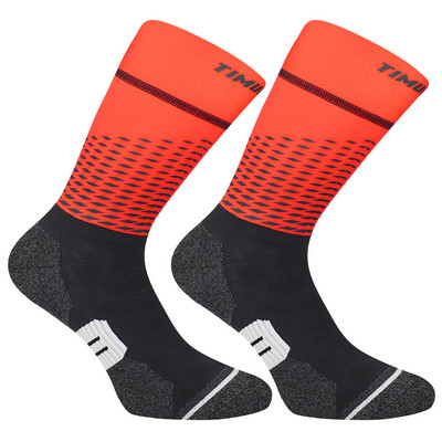 Șosete de ciclism profesionale antiderapante din silicon de 5 cm, șosete sportive, foarte comprimate, bărbați, femei, pentru bicicletă, șosete pentru alergare