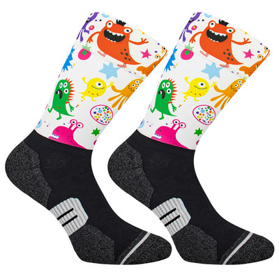 Șosete de ciclism profesionale antiderapante din silicon de 5 cm, șosete sportive, foarte comprimate, bărbați, femei, pentru bicicletă, șosete pentru alergare