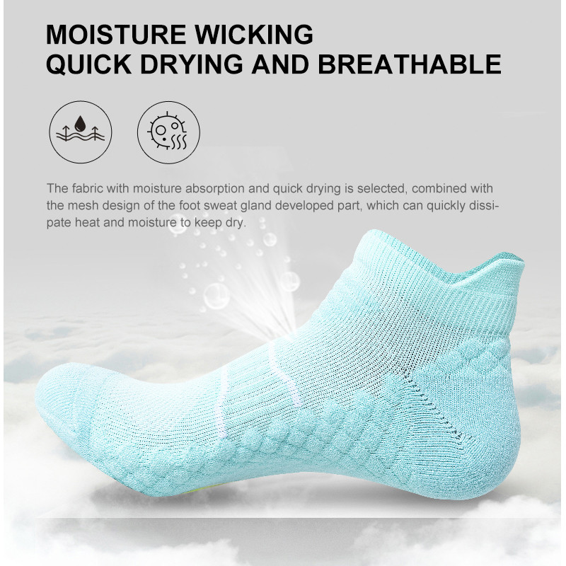 X-TIGER Ženske biciklističke čarape 3 para uniseks sportskih čarapa za vanjske sportove protiv klizanja Čarape za biciklističke sportove Čarape za cestovne bicikle Nogomet za trčanje