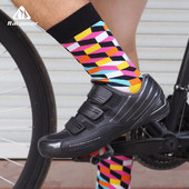 Racmmer 2020 uued värvilised rattasokid meeste naiste maanteejalgrattasokid hingavad puuvillased professionaalsed välissokid