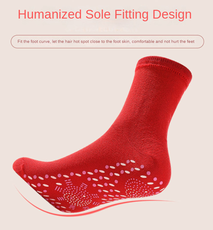 3 perechi de șosete magnetice cu autoîncălzire femei bărbați șosete autoîncălzite tur Terapie magnetică confort iarna șosete calde pentru masaj presiune