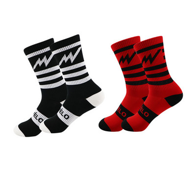 Jalgrattasokid Mugavad välispordisokid Meeste Naiste Dot Sokid Jooksmine Matkamine Võidusõidu maantee MTB maastikuratta sokid