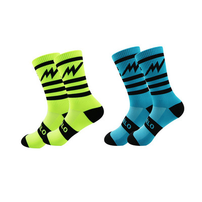 Jalgrattasokid Mugavad välispordisokid Meeste Naiste Dot Sokid Jooksmine Matkamine Võidusõidu maantee MTB maastikuratta sokid