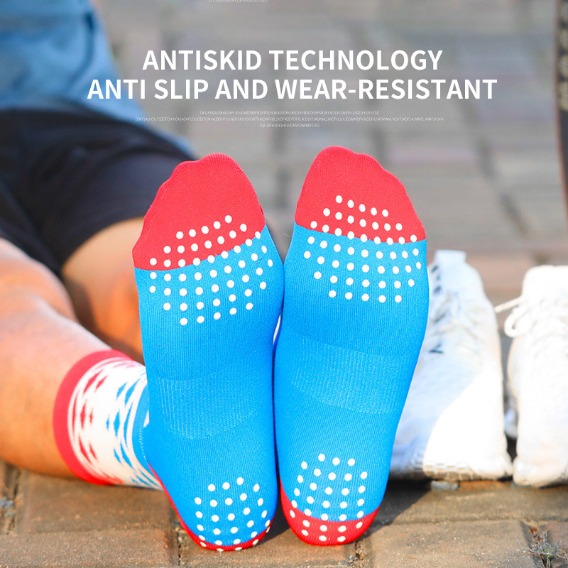 Csúszásmentes sportzokni kerékpározás kültéri kerékpár középcső férfi zokni légáteresztő kopásálló ingyenes szállítás gyári nagykereskedés