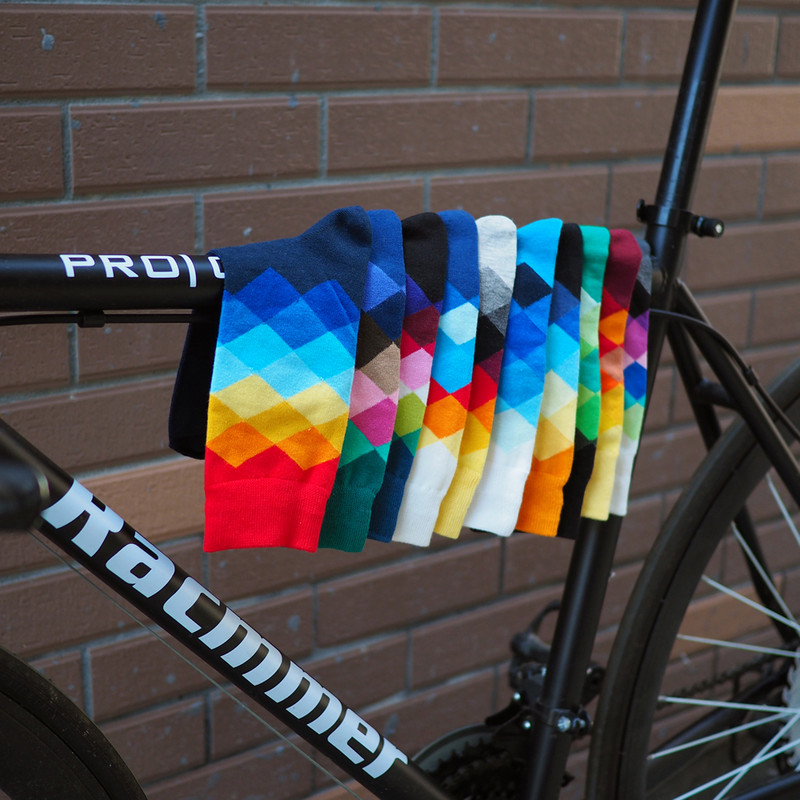 Racmmer 2020 șosete colorate pentru ciclism bărbați și femei, șosete pentru bicicletă de șosea, șosete de bumbac, respirabile, în aer liber, accesorii pentru biciclete