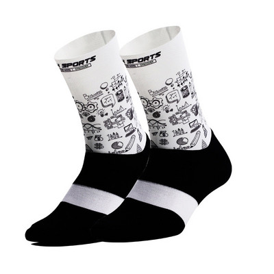 Șosete anti-alunecare pentru ciclism în aer liber, turnare integrală fără sudură, camping, drumeții, alergare, bicicletă, bicicletă, șosete sport