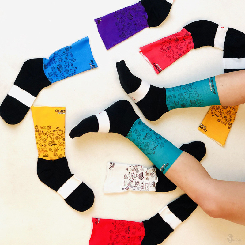 Șosete anti-alunecare pentru ciclism în aer liber, turnare integrală fără sudură, camping, drumeții, alergare, bicicletă, bicicletă, șosete sport