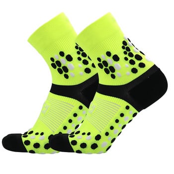 Нови чорапи за колоездене Най-високо качество Професионална марка Спортни чорапи Дишащ чорап за велосипед Състезания на открито Голям размер Мъже Жени