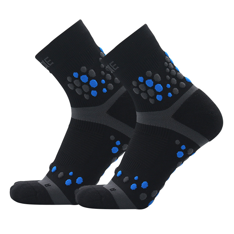 Нови чорапи за колоездене Най-високо качество Професионална марка Спортни чорапи Дишащ чорап за велосипед Състезания на открито Голям размер Мъже Жени