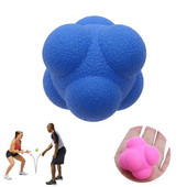 Minge de reacție hexagonală de 5,5 cm Silicon Agilitate Coordonare Exercițiu reflex Sport Fitness Minge de antrenament