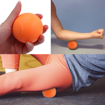 TPE Lacrosse Ball Fitness Relieve Gym Trigger Point Massage Ball Training Fascia Ball μασάζ μπάλας χόκεϋ