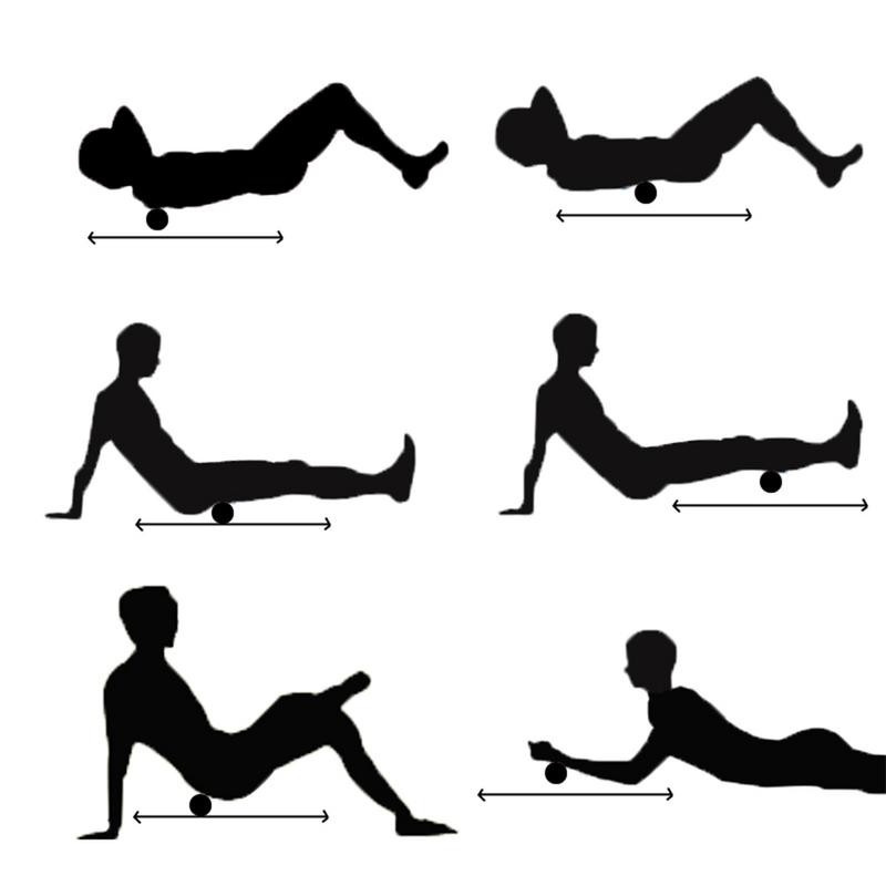 TPE Lacrosse Ball Fitness Relieve Gym Trigger Point Masszázs Ball Training Fascia Hockey Ball masszázslabda