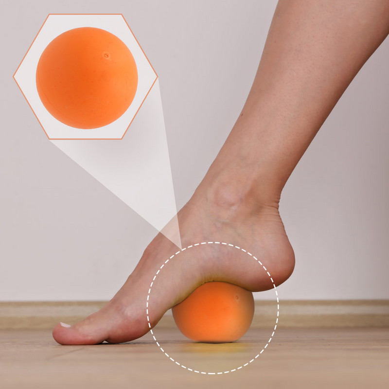 TPE Lacrosse Ball Fitness Relieve Gym Trigger Point Masszázs Ball Training Fascia Hockey Ball masszázslabda