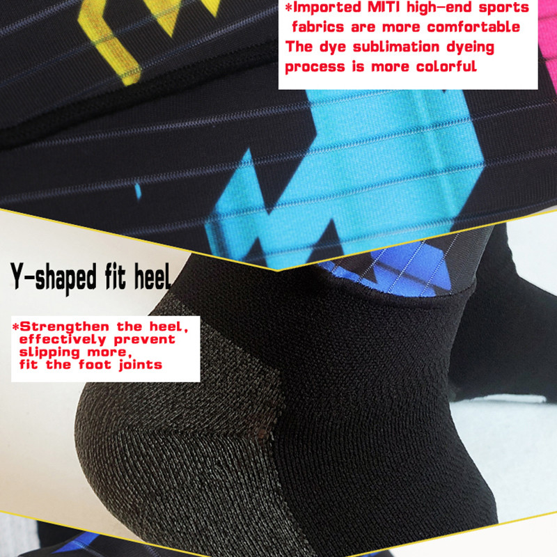 Uus stiilne disain silikoonist libisemiskindlad rattasokid Professionaalsed mehed Naised Maastikurattamatkad Jooksmine Spordi Jalgrattasokid