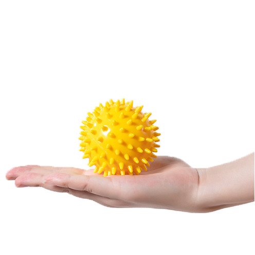 7,5 cm-es golyóálló PVC tüskés masszázsgolyós kioldópont kéz lábfájdalomcsillapító talpi fasciitis csillapító sündisznó sport fitnesz