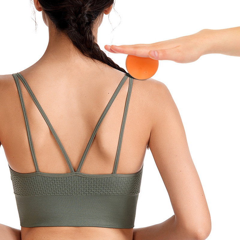 TPE Fascia Masszázs Ball Háttréner Láb Izom Relax Labda Sport Fitness Pilates Jóga Labda Stressz Fájdalomcsillapító Edzőlabda