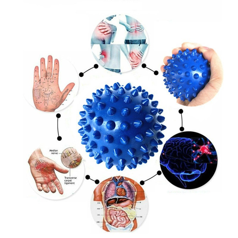 Földimogyoró PVC jógakellékek Spinning gyakorlat Masszázs Mogyoró Kézilabda Jóga Fitness labda Felfújható légzsák Mogyoró labda