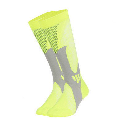 Șosete de compresie de înaltă calitate Ciorapi înalți până la genunchi Bărbați, femei, Ciclism în aer liber, șosete de sport respirabile pentru adulți, cu uscare rapidă