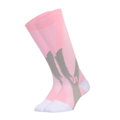 Șosete de compresie de înaltă calitate Ciorapi înalți până la genunchi Bărbați, femei, Ciclism în aer liber, șosete de sport respirabile pentru adulți, cu uscare rapidă