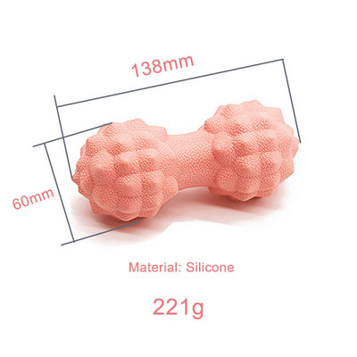 Fitness Yoga Fascia Ball Käsipalli Jalad Acupoint Massage Pall Selg Roller Käte Lihaste Lõõgastustreener Fitball Kaasaskantav Silikoon
