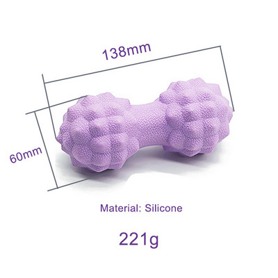 Fitness Yoga Fascia Ball Käsipalli Jalad Acupoint Massage Pall Selg Roller Käte Lihaste Lõõgastustreener Fitball Kaasaskantav Silikoon