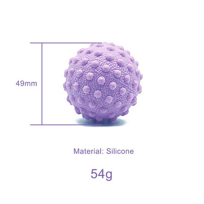 Fitness Yoga Fascia Ball Käsipalli Jalad Acupoint Massage Pall Selg Roller Käte Lihaste Lõõgastustreener Fitball Kaasaskantav Silikoon