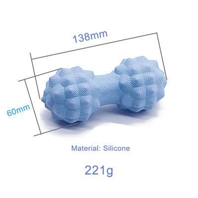 Fitness Yoga Fascia Ball Käsipalli Jalad Acupoint Massage Pall Selg Roller Käte Lihaste Lõõgastustreener Fitball Kaasaskantav Silikoon
