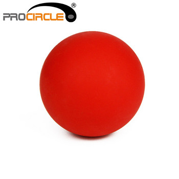 ProCircle Fitness Massage Ball 100% гумена хокейна топка за лакрос 64 mm Тригерна точка Релаксация Самомасаж Безплатна доставка