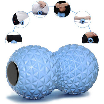 EVA Масажна топка с фъстъци Релаксираща топка за крака Фасция Йога топка Шийни прешлени Акупунктурни точки Масаж Красота Здраве Фитнес оборудване