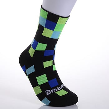 bmambas Висококачествени спортни чорапи с професионална марка Дишащи чорапи за шосейни велосипеди/чорапи за планинско колоездене/чорапи за състезателно колоездене
