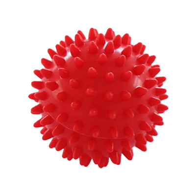 6 színű PVC kézi masszázslabda PVC talpú Hedgehog Sensory Training Grip labdák Hordozható fizioterápiás fogás Hard Fitness 7cm