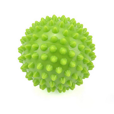 6 színű PVC kézi masszázslabda PVC talpú Hedgehog Sensory Training Grip labdák Hordozható fizioterápiás fogás Hard Fitness 7cm