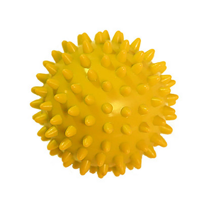 6 színű PVC kézi masszázslabda PVC talpú Hedgehog Sensory Training Grip labdák Hordozható fizioterápiás fogás Hard Fitness 7cm