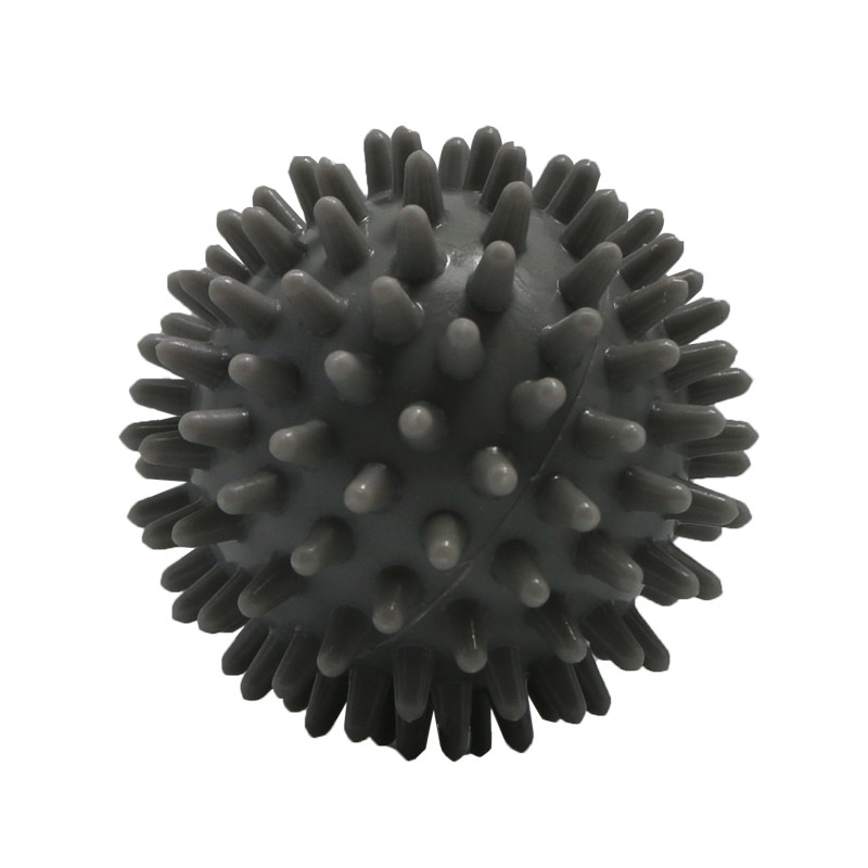 6 színű PVC kézi masszázslabda PVC talpú Hedgehog Sensory Training Grip labdák Hordozható fizioterápiás fogás Hard Fitness 7cm