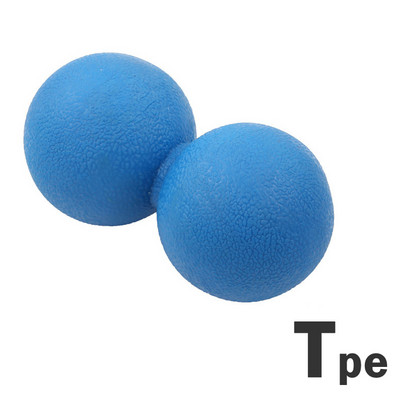 Topelt Lacrosse Ball Fitness Maapähklimassaaži palliteraapia lülisamba rindkere jaoks – selja ülaosa, kael, abaluu