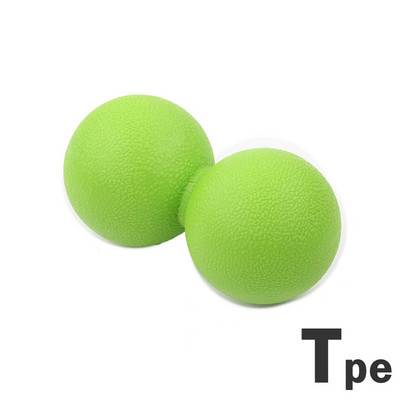 Topelt Lacrosse Ball Fitness Maapähklimassaaži palliteraapia lülisamba rindkere jaoks – selja ülaosa, kael, abaluu