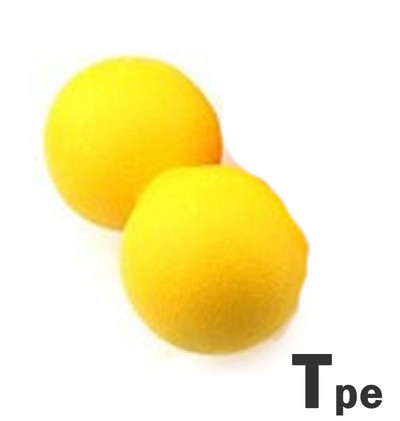 Topelt Lacrosse Ball Fitness Maapähklimassaaži palliteraapia lülisamba rindkere jaoks – selja ülaosa, kael, abaluu