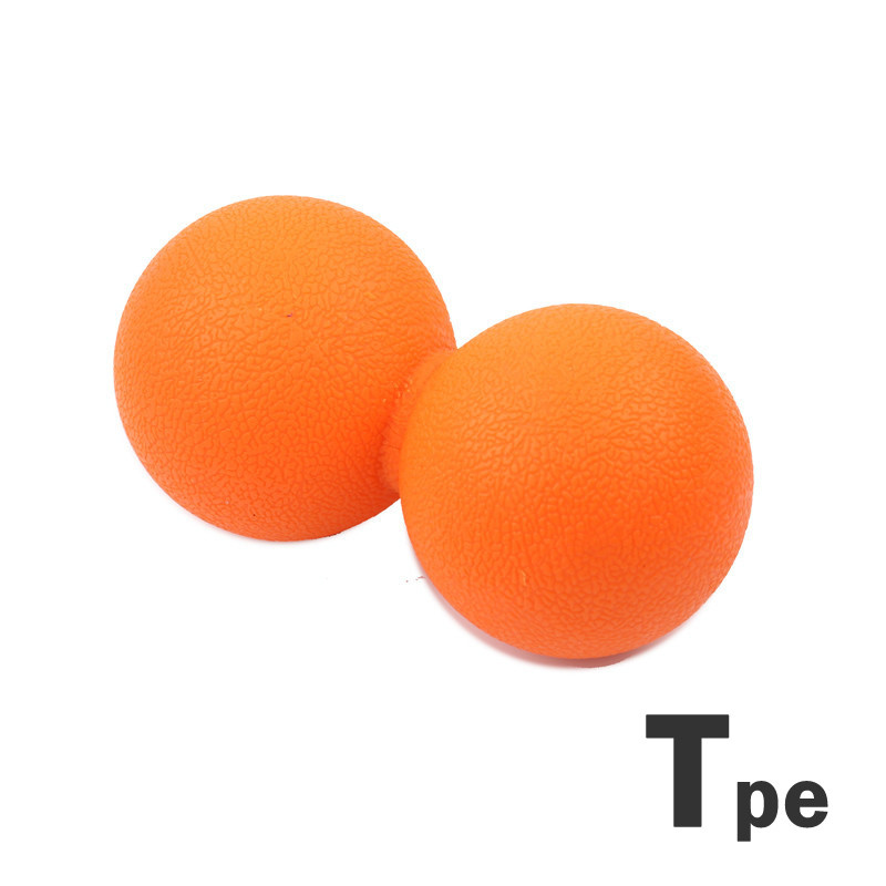 Topelt Lacrosse Ball Fitness Maapähklimassaaži palliteraapia lülisamba rindkere jaoks – selja ülaosa, kael, abaluu