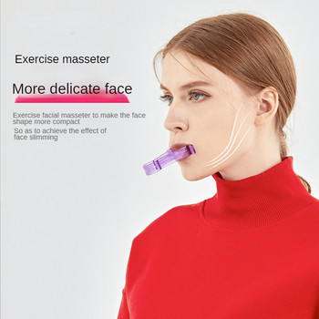 Εκγύμναση προσώπου για τον λαιμό Face Lift Skin Firming Skin Forable V Shape Double Chin Exercier Instrument Jaw Exerciser Φορητό γυμναστήριο προσώπου