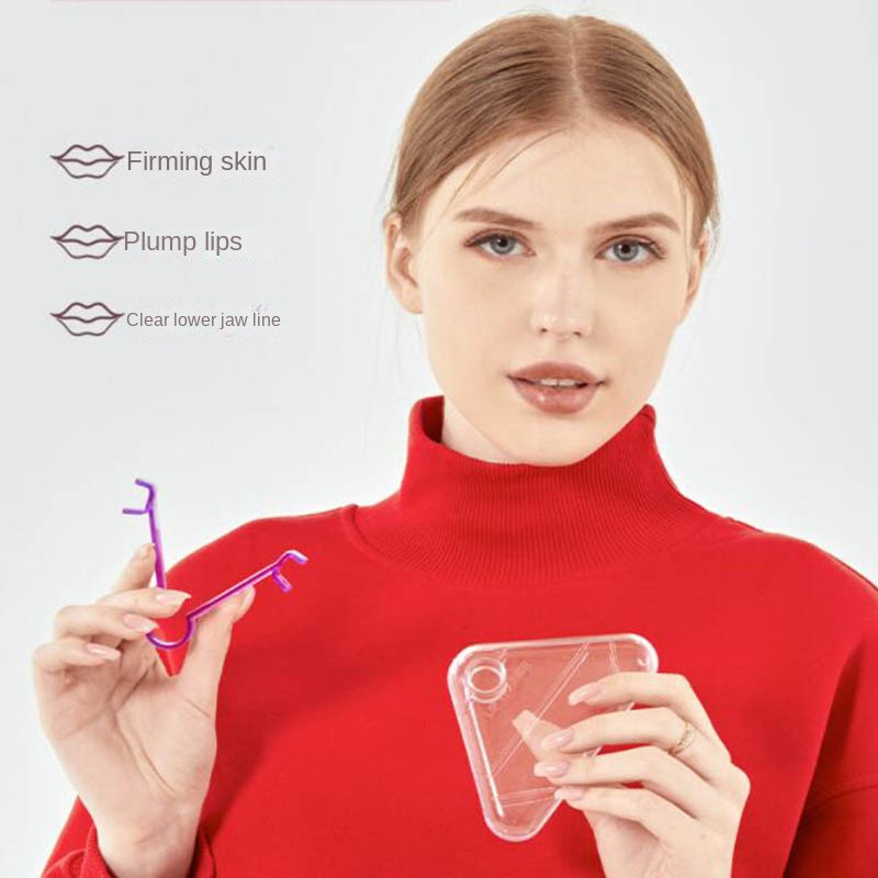 Näo-Kaela-treening Näo tõstmine Nahka pinguldav V-kujuline Topeltlõua Treeninginstrument Lõualuu Treening Kaasaskantav Näotreening