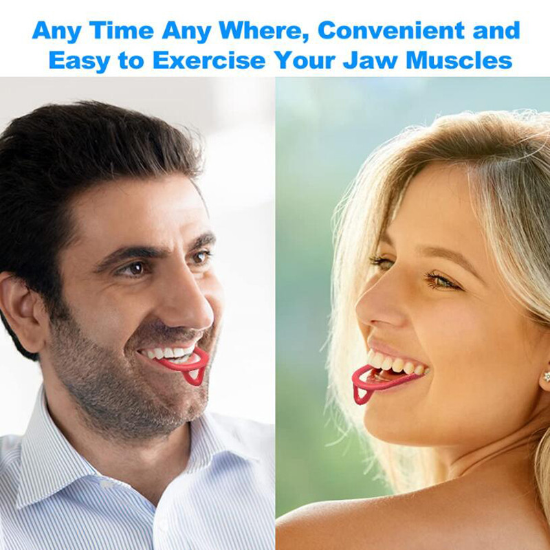 Jaw Exerciser Ball Fitness Aksessuaarid Silikageelist näolihaste Treeningseade Topeltlõua vähendav kaelalihaste treener meestele, Naistele