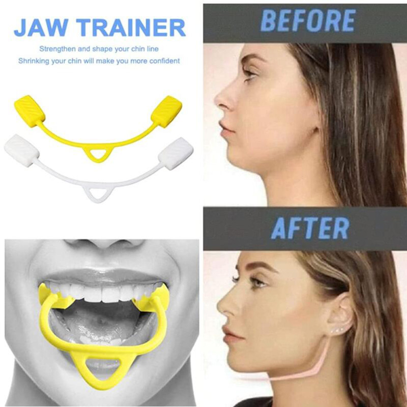 Jaw Exerciser Ball Fitness Aksessuaarid Silikageelist näolihaste Treeningseade Topeltlõua vähendav kaelalihaste treener meestele, Naistele