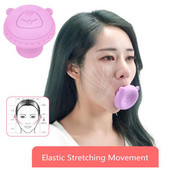 Silikageelist lõualuu harjutuspall, näo- ja kaelatrenažöör Fitnessi tarvikud Treening-näo tõstmine nahka pinguldav topeltlõua vähendav lihas