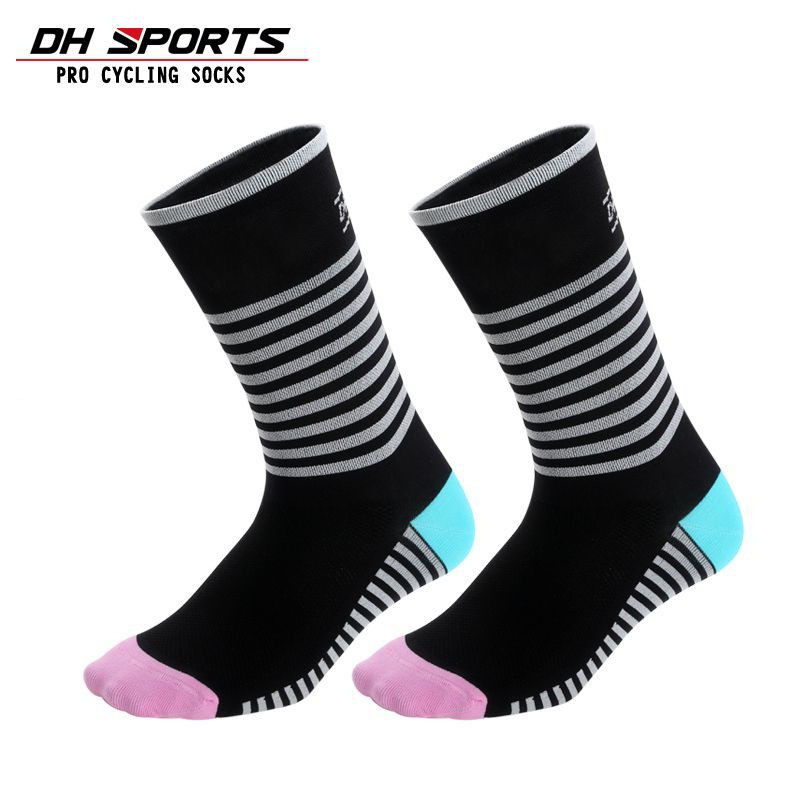 DH SPORTS kerékpáros zoknik Kényelmes csúszásgátló nylon versenyzoknik Légáteresztő férfi női Calcetines Ciclismo szabadtéri sportzokni