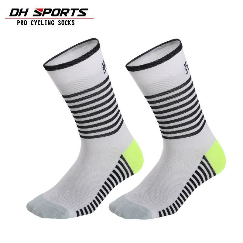 DH SPORTS kerékpáros zoknik Kényelmes csúszásgátló nylon versenyzoknik Légáteresztő férfi női Calcetines Ciclismo szabadtéri sportzokni