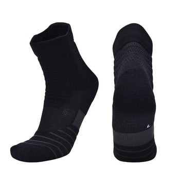 Мъжки дамски спортни чорапи на открито Чорапи с хавлиени чорапи Баскетбол Маратон Чорапи за бягане Хавлиени долни чорапи Мъжки чорапи за колоездене