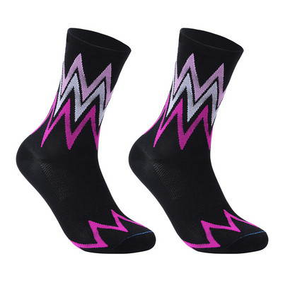 Sosete sportive de marcă profesională în două culori, șosete respirabile pentru bicicletă, sport în aer liber, curse, șosete pentru ciclism