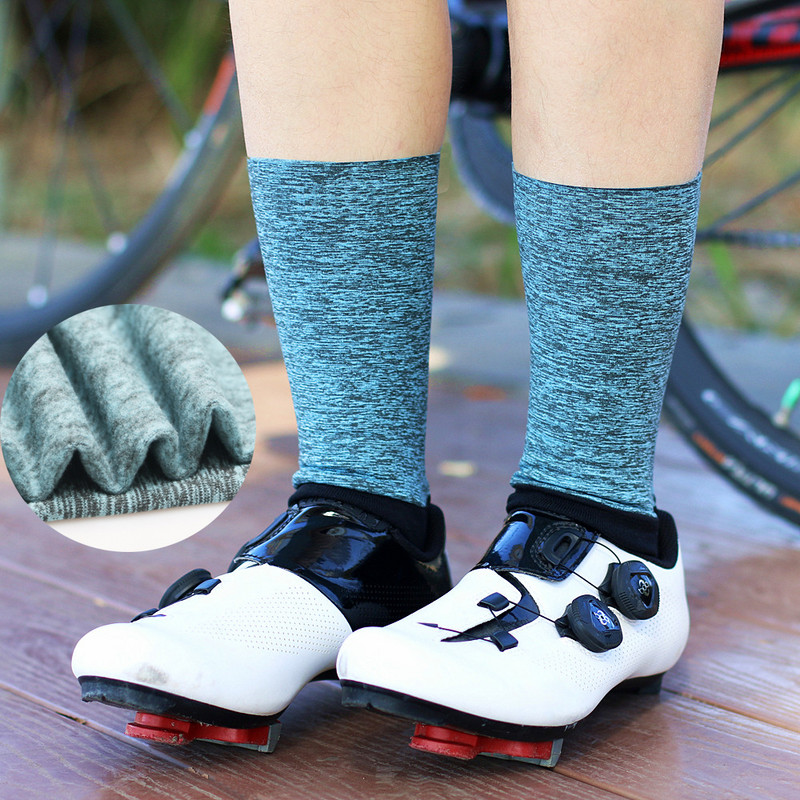 Uued sügis- ja talvised libisemisvastased rattasokid meestele naistele libisemisvastased paksud soojad jalgratas jalgratas matka matkaspordi sokid