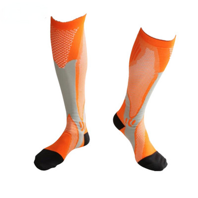 1 pár tornatermi zokni Sport uniszex kerékpározás kompressziós zokni visszerek ápolása kültéri futás kosárlabda labdarúgás elasztikus zokni