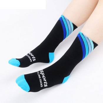 Чорапи за колоездене на открито Ветроустойчиви Coolmax Warm Weather Tall Socks Crazy Basketball Running Athletic Defeet Sport Socks